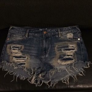 Hi rise short short - size 12